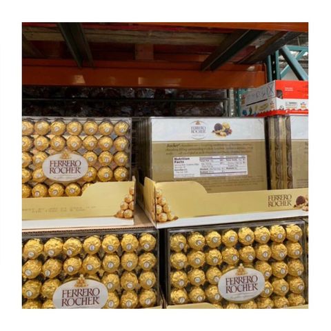 Socola Hạt Dẻ Ferrero Rocher Hazelnut Chocolates 600g (48v)