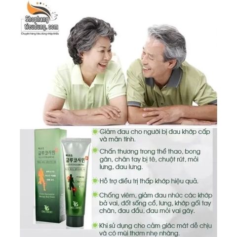 Dầu Lạnh Xoa Bóp Glucosamine Hàn Quốc 150ml - Giảm Đau Khớp, Mỏi Lưng, Thể Thao - Combo 2 Chai Chất Lượng Cao