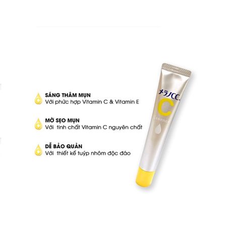 Tinh Chất Dưỡng Trắng Da Melano CC Whitening Essence 20ml - Serum Vitamin C Chống Thâm Nám, Phù Hợp Mọi Loại Da