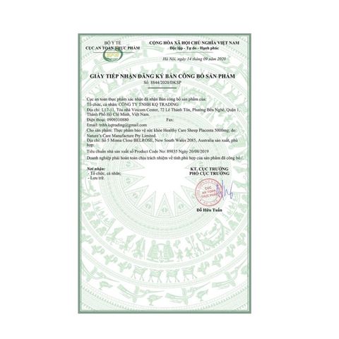 Viên Uống Nhau Thai Cừu Healthy Care 5000mg - Giúp Làm Sáng Da, Mờ Nám, Chống Lão Hóa - 100 Viên Hỗ Trợ Làm Đẹp Da