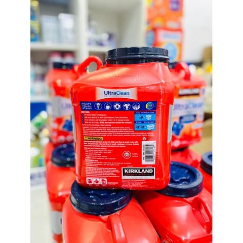Viên Giặt Kirkland Ultra Clean - Thùng 152 Viên, Giặt Sạch Quần Áo, Giữ Màu Trắng, Hương Thơm Dịu Nhẹ, Thương Hiệu Mỹ