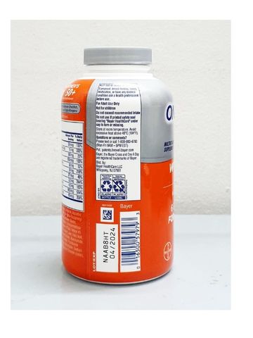 Viên uống One A Day Women's 50+ - Vitamin Tổng Hợp Cho Phụ Nữ Trên 50 Tuổi - Hỗ Trợ Xương Khớp Và Làm Đẹp Da