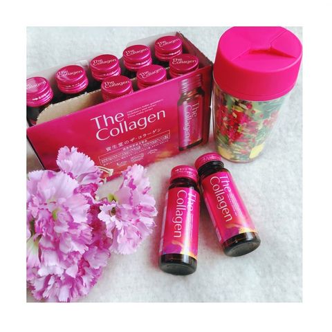 Nước Uống Collagen Shiseido 50ml - Hộp 10 Lọ, Giúp Làm Da Mịn Màng, Tươi Trẻ, Hỗ Trợ Làm Lành Sẹo và Cải Thiện Sức Khỏe