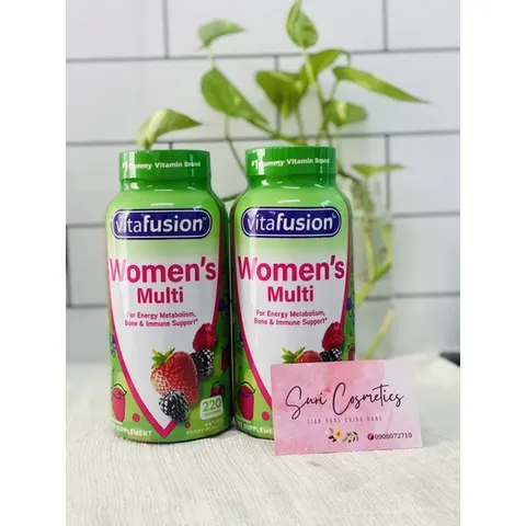 Kẹo Bổ Sung Đa Vitamin Dành Cho Phụ Nữ Vitafusion Women’s Multivitamin 220 Viên Date 2026