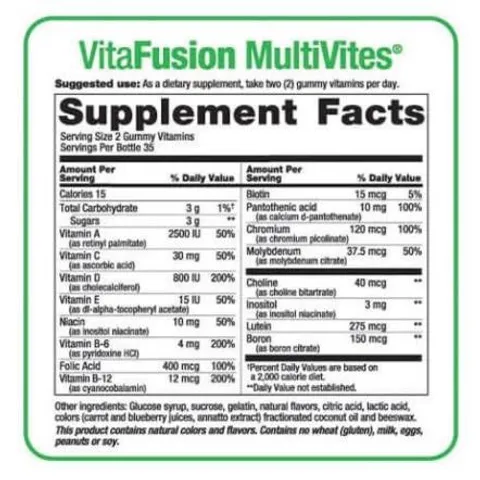 Kẹo Bổ Sung Đa Vitamin Dành Cho Phụ Nữ Vitafusion Women’s Multivitamin 220 Viên Date 2026