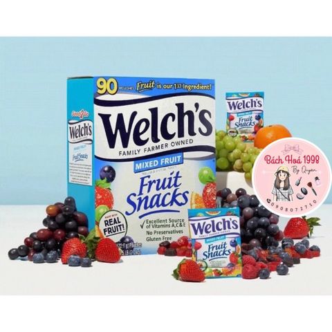 [SIÊU HỜI] Combo 6 Gói Kẹo dẻo trái cây Welchs 22.7g - Mỹ