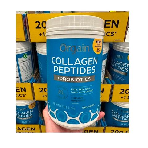 Bột Orgain collagen peptides 726g mỹ