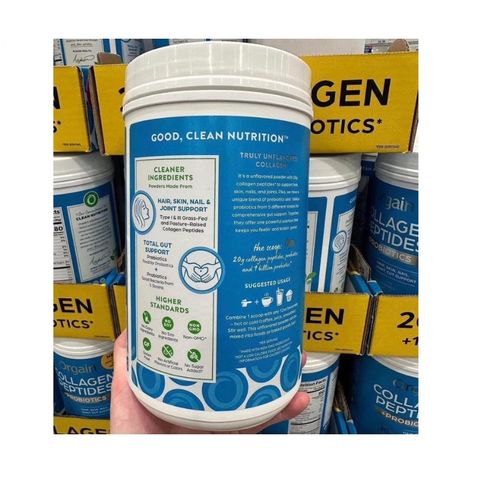 Bột Orgain collagen peptides 726g mỹ