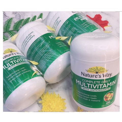Vitamin Tổng Hợp Nature's Way Spirulina Úc - 200 Viên, Bổ Sung Khoáng Chất & Chất Chống Oxy Hóa, Tăng Cường Sức Đề Kháng