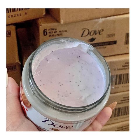Tẩy Da Chết Toàn Thân DOVE Exfoliating Body Polish 298g - Sản Phẩm Dưỡng Ẩm Chống Lão Hóa, Hương Đào Ngọt Ngào, Sạch Lỗ Chân Lông