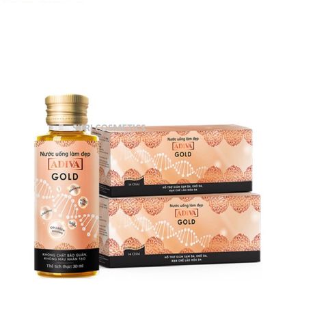 Gold Adiva Collagen 14 lọ/hộp Ngăn ngừa lão hóa