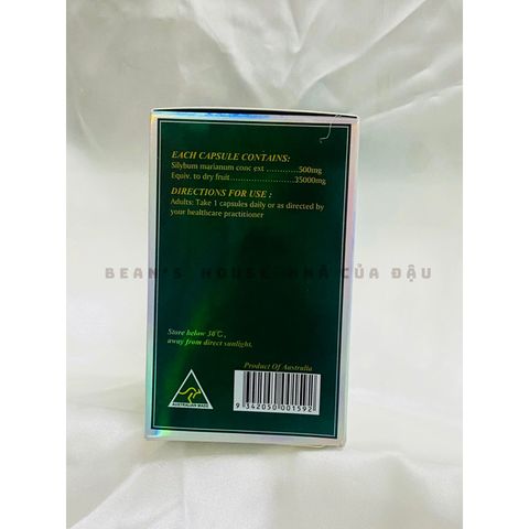 Thải độc gan Liver Detox Costar của Úc 35000mg Hộp 100 Viên