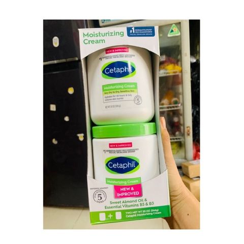 Set Kem dưỡng ẩm Cetaphil Moisturizing Cream🇺🇸 566gr