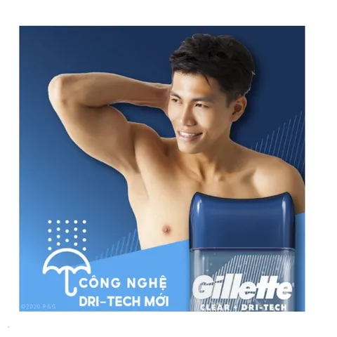 Lăn Khử Mùi Nam Gillette Cool Wave 107g - Gel Khử Mùi Tươi Mát, Chống Mồ Hôi Hiệu Quả, Giữ Thoáng Khô 48 Giờ