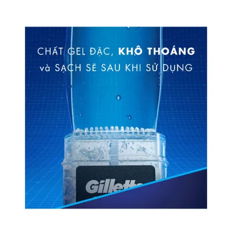 Lăn Khử Mùi Nam Gillette Cool Wave 107g - Gel Khử Mùi Tươi Mát, Chống Mồ Hôi Hiệu Quả, Giữ Thoáng Khô 48 Giờ
