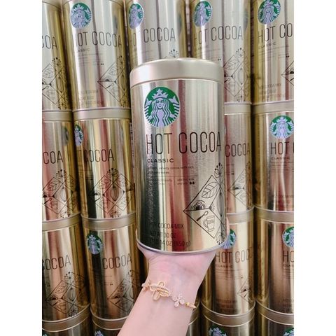 Bột cacao của Starbucks chính hãng Mỹ, Hot Cocoa Classic 850g