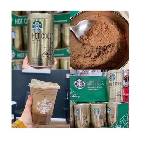 Bột cacao của Starbucks chính hãng Mỹ, Hot Cocoa Classic 850g