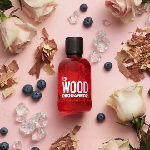 Nước Hoa Nữ Dsquared2 Red Wood EDT - Hương Trái Cây Chín Mọng, Hoa Hồng và Gỗ Tuyết Tùng - Đặc Trưng Nữ Tính, Hương Thơm Nóng Bỏng