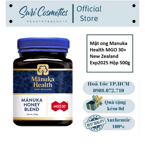 Mật ong Manuka Health MGO 30+ Manuka Honey Blend 500g Newzealand