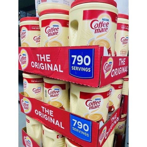 Bột Kem Pha Cà Phê Nestlé Coffee Mate 1,5kg - Hương Vị Mịn Không Béo Thích Hợp Cho Người Ăn Kiêng, Ngon Với Cà Phê Nóng