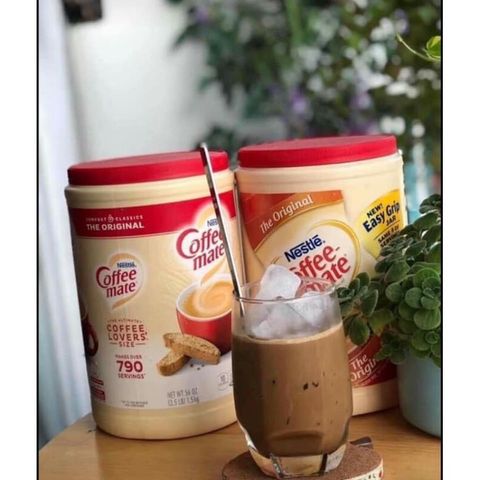 Bột Kem Pha Cà Phê Nestlé Coffee Mate 1,5kg - Hương Vị Mịn Không Béo Thích Hợp Cho Người Ăn Kiêng, Ngon Với Cà Phê Nóng