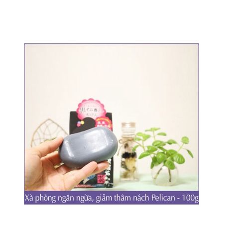 Xà Phòng Giảm Thâm Nách Pelican Nhật Bản 100g - Khử Mùi Cơ Thể Hiệu Quả, Dưỡng Ẩm Và Làm Sạch Da Dưới Cánh Tay