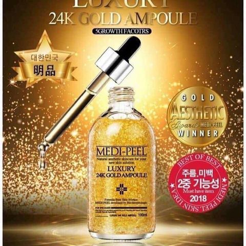 [CHÍNH HÃNG]Serum Tinh Chất  24k Pure-Gold-Ampoule-Thera-Lady 100ml (Date mới ) - Xuất xứ Úc
