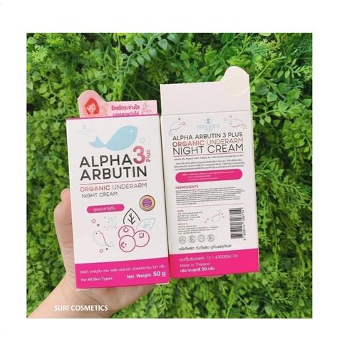 Kem Dưỡng Vùng Nách Alpha Arbutin Hữu Cơ 50gr - Làm Sáng Mịn Da Dưới Cánh Tay, Ngăn Mùi Tự Nhiên, Kem Chăm Sóc Da Mặt Cao Cấp