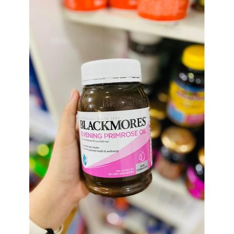 Tinh Dầu Hoa Anh Thảo Blackmores Evening Primrose Oil 190 Viên - Hỗ Trợ Làm Đẹp Da Tóc, Cân Bằng Nội Tiết, Giảm Mụn, Từ Úc