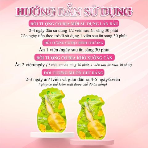 Kẹo dứa giảm cân túi 7 viên