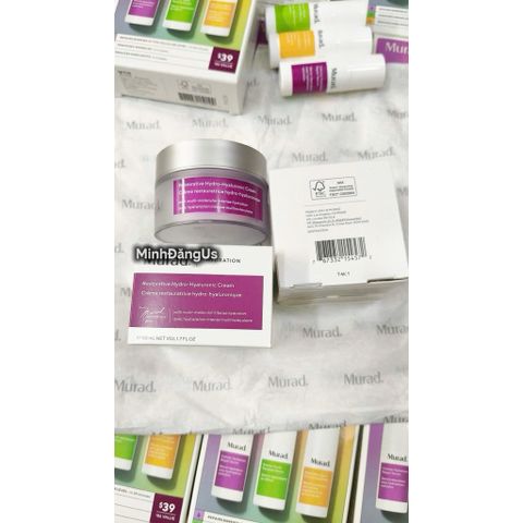 Kem Dưỡng Cấp Ẩm MU..RAD RESTORATIVE HYDRO-HYALURONIC 50ml - Cấp Ẩm 24H, Da Căng Mọng, Chăm Sóc Da Chuyên Sâu