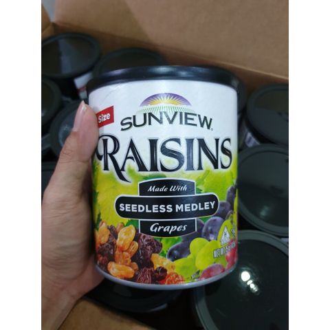 Nho Khô Mỹ Sunview Medley Không Hạt 425g - Hạt Giống Tự Nhiên, Bổ Dưỡng, Tăng Cường Sức Khỏe, Hỗ Trợ Tiêu Hóa, Dinh Dưỡng Chất Lượng Cao
