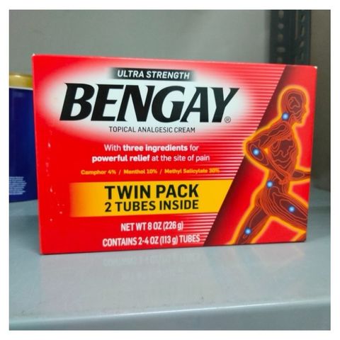 [Mẫu mới] Set 2 Tuýp Kem Bôi BENGAY Ultra Strength 113g của Mỹ( bengay ) date 25