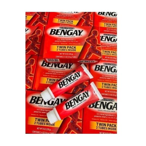 [Mẫu mới] Set 2 Tuýp Kem Bôi BENGAY Ultra Strength 113g của Mỹ( bengay ) date 25