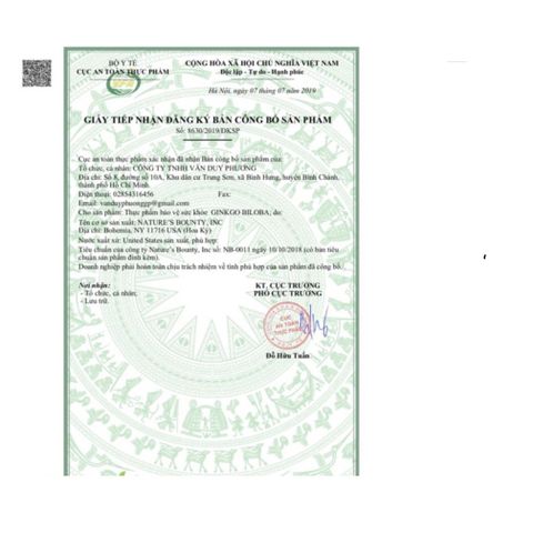 (Hàng công ty) Viên Uống Trunature Ginkgo Biloba 120mg - Bổ Não, bổ sung Trí Nhớ - Hỗ Trợ giúp Tinh Thần - 340 Viên Chính Hãng Mỹ