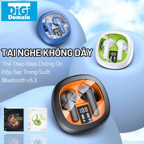 Tai Nghe Bluetooth F03 TWS v5.3 Không Dây - Âm Thanh Chất Lượng Cao, Thiết Kế Siêu Nhẹ  Tương Thích Chọ iPhone Android