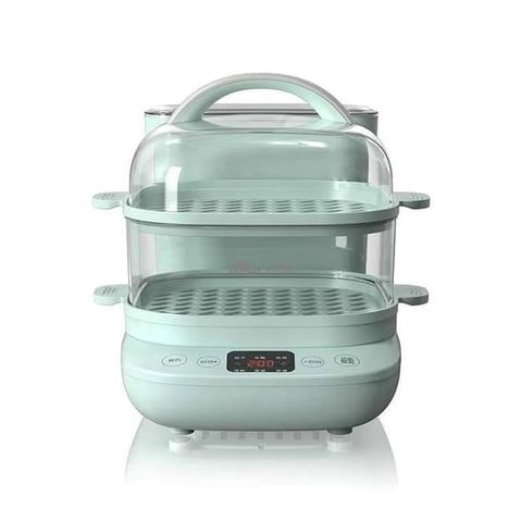 Nồi Hấp Điện Hai Tầng Bear DZG-C60K1 - Dung Tích 5L, 11 Mức Nhiệt, Tính Năng Khử Clo, An Toàn Cho Gia Đình