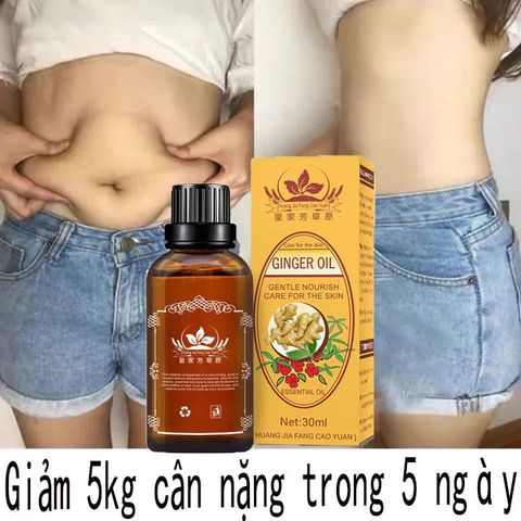 Kem Đốt Mỡ Bụng & Tinh Dầu Giảm Béo - Giảm 5 Cân Trong 7 Ngày, Hỗ Trợ Săn Chắc Da, Chất Liệu Tự Nhiên, An Toàn, Hiệu Quả