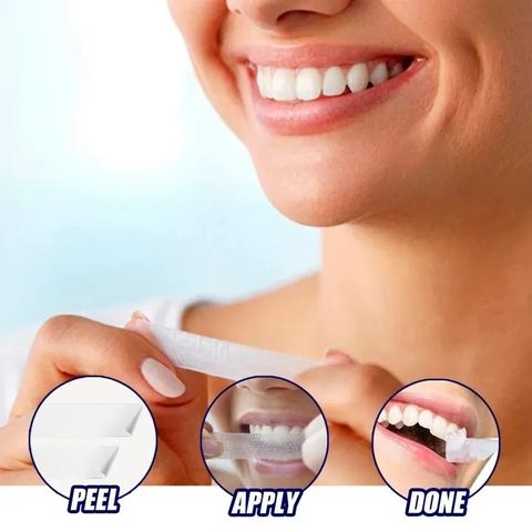 Miếng Dán Trắng Răng Hiệu Quả Nhanh - Phù Hợp Mọi Loại Răng, Không Gây Ê Buốt, Giúp Răng Trắng Sáng Nhanh Chóng Tại Nhà