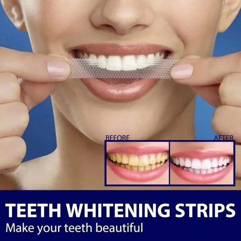 Miếng Dán Trắng Răng Hiệu Quả Nhanh - Phù Hợp Mọi Loại Răng, Không Gây Ê Buốt, Giúp Răng Trắng Sáng Nhanh Chóng Tại Nhà
