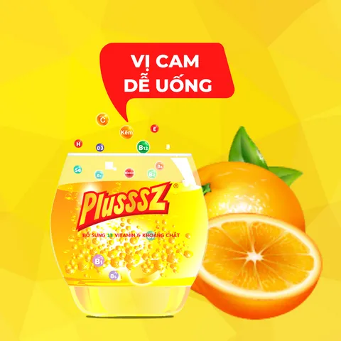 Viên sủi Plusssz Max Multivitamin vị cam không đường - Tăng sức đề kháng, hỗ trợ sức khỏe cho mọi lứa tuổi, hàng nhập khẩu từ Châu Âu