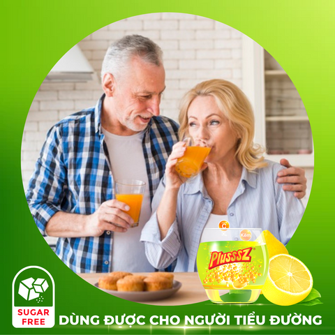 Viên Sủi Plusssz Max Vitamin C & Kẽm Vị Chanh Không Đường - Tăng Cường Đề Kháng, 3 Tuýp 20 Viên Nhập Khẩu Châu Âu