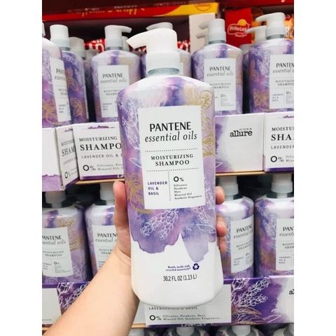 ♥️ Dầu Gội  Pantene Essential Oils - Là dầu gôi dưỡng ẩm với tinh dầu hoa oải hương và húng quế 621400
