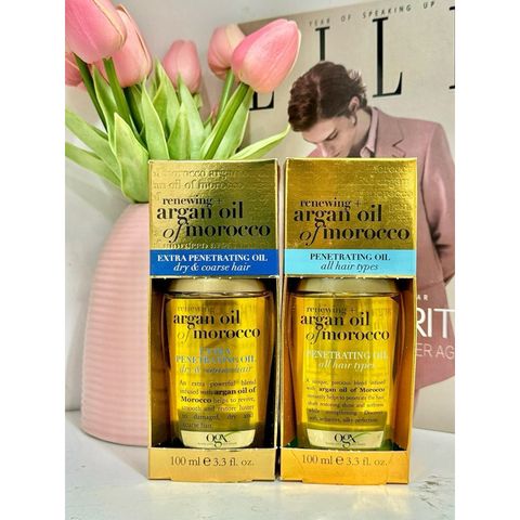 Tinh Dầu Dưỡng Tóc OGX Renewing Argan Oil Of Morocco 100ml - Giải Pháp Phục Hồi Tóc Khô và Hư Tổn, An Toàn và Hiệu Quả