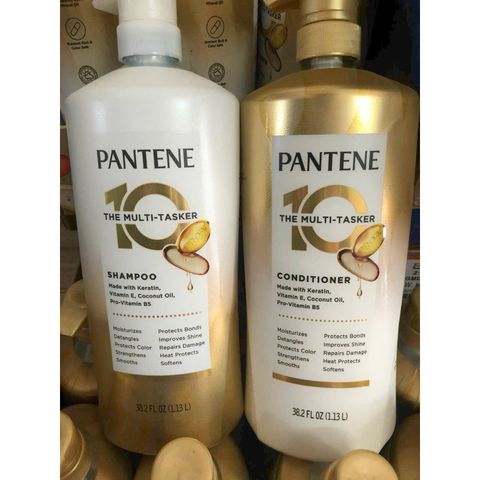 Cặp Dầu Gội và Dầu Xả Pantene Pro-V 5 Trong 1 - Giải Pháp Cho Tóc Xơ Rối, Chẻ Ngọn, Giữ Ẩm Và Bảo Vệ Màu Tóc