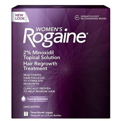 Rogaine Dung Dịch Mọc Tóc Dành Cho Nữ 60ml - Giải Pháp Chống Rụng Tóc, Kích Thích Tóc Mọc Lại, Công Thức 2% Minoxidil