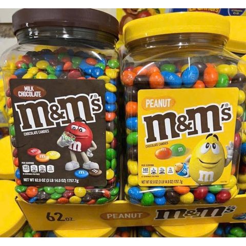 Kẹo Socola Sữa M&M Chocolate 1,8kg - Hương Vị Ngọt Ngào, Mềm Tan Trong Miệng, Quà Tặng Hoàn Hảo Cho Mọi Dịp