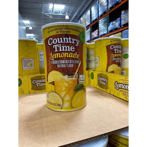 Bột Chanh Country Time Lemonade 2.33kg - Giải Khát Tự Nhiên, Tăng Cường Vitamin C, Xuất Xứ Mỹ
