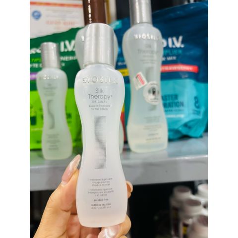 Dầu Dưỡng Tóc Biosilk Silk Therapy 167ml - Giữ Ẩm Cao, Bóng Mượt Tự Nhiên Dành Cho Nữ, Chăm Sóc Tóc Hàng Ngày