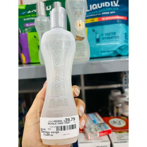 Dầu Dưỡng Tóc Biosilk Silk Therapy 167ml - Giữ Ẩm Cao, Bóng Mượt Tự Nhiên Dành Cho Nữ, Chăm Sóc Tóc Hàng Ngày